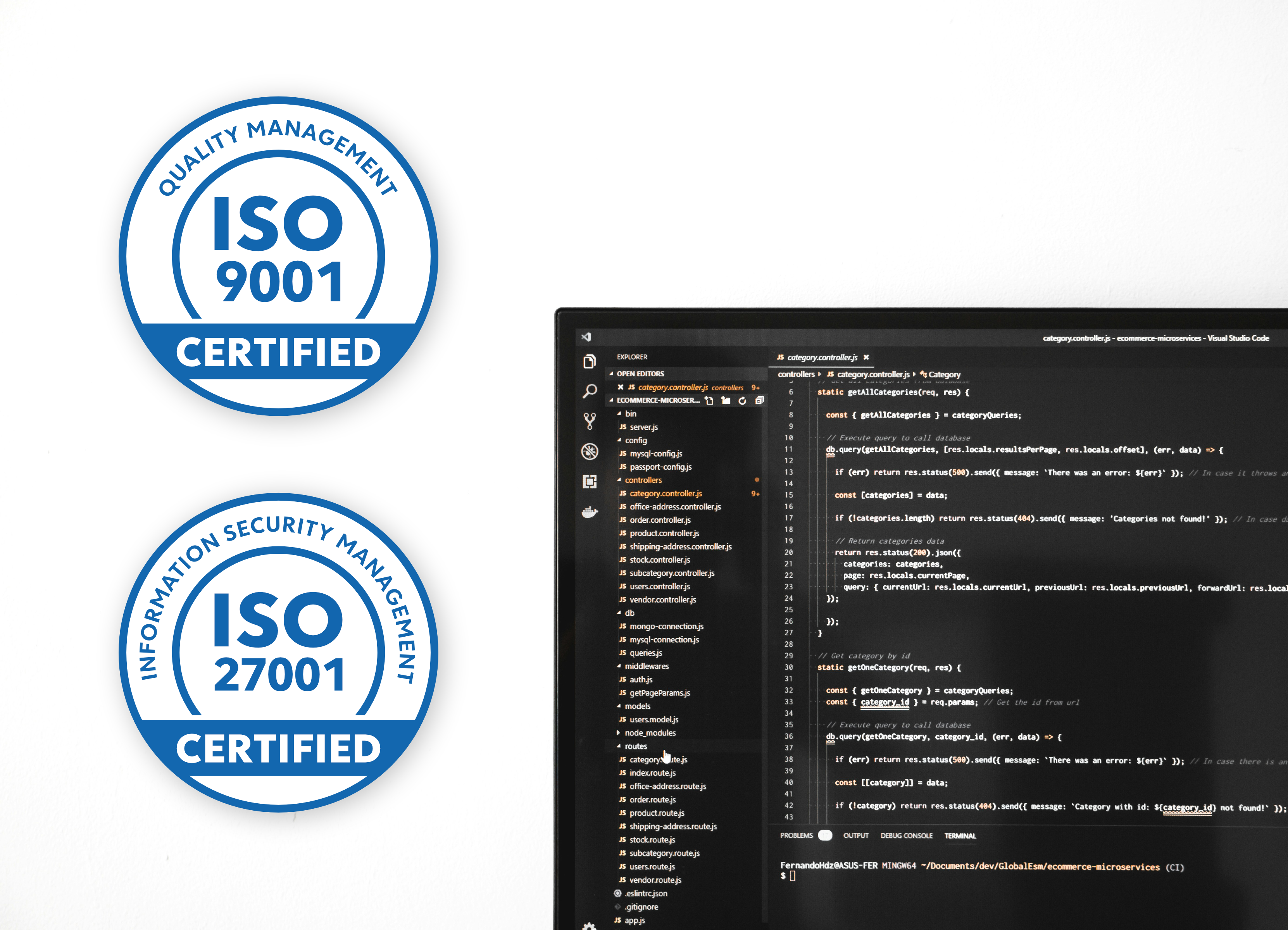 Iso zertifizierung farbcode ISO 9001 und ISO 27001 Zertifizierung farbcode GmbH